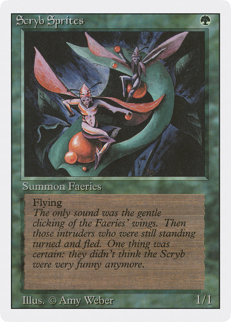 Scryb Sprites (3ED-215) - Revised Edition - Premium MTG Single from Wizards of the Coast - Just $0.08! Shop now at Game Crave Tournament Store