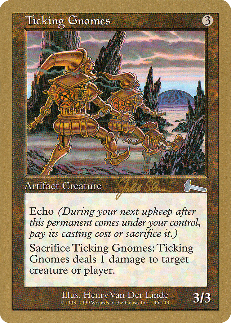 Ticking Gnomes (WC99-JS136B) - World Championship Decks 1999 - Premium MTG Single from Wizards of the Coast - Just $0.08! Shop now at Game Crave Tournament Store