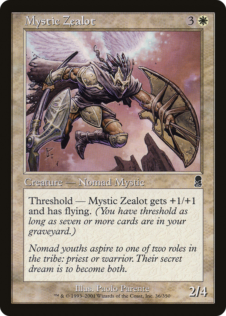 Mystic Zealot (ODY-036) - Odyssey Foil - Premium MTG Single from Wizards of the Coast - Just $0.50! Shop now at Game Crave Tournament Store