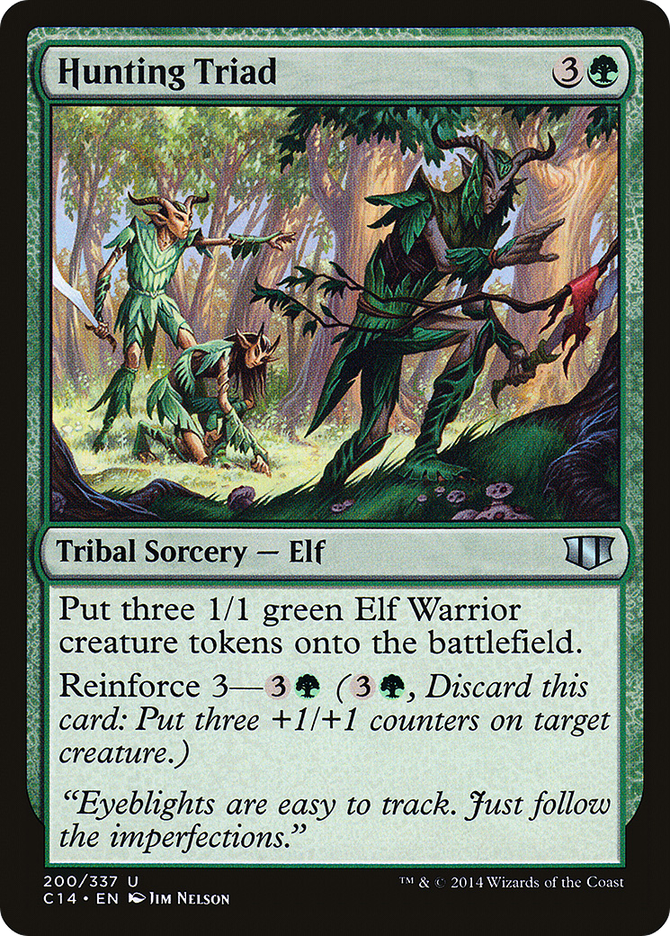 Hunting Triad (C14-200) - Commander 2014 - Premium MTG Single from Wizards of the Coast - Just $0.08! Shop now at Game Crave Tournament Store