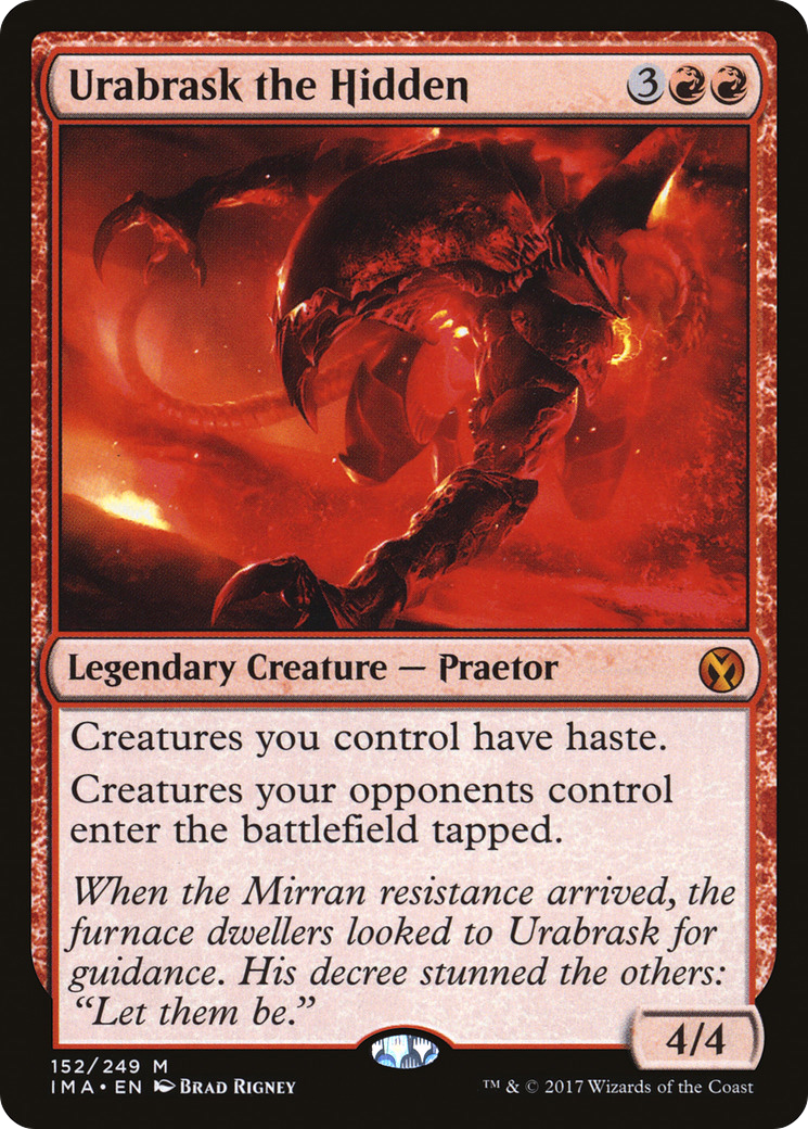 Urabrask the Hidden (IMA-152) - Iconic Masters - Premium MTG Single from Wizards of the Coast - Just $0.38! Shop now at Game Crave Tournament Store