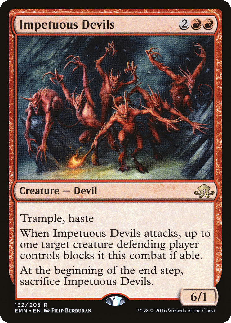 Impetuous Devils (EMN-132) - Eldritch Moon - Premium MTG Single from Wizards of the Coast - Just $0.08! Shop now at Game Crave Tournament Store