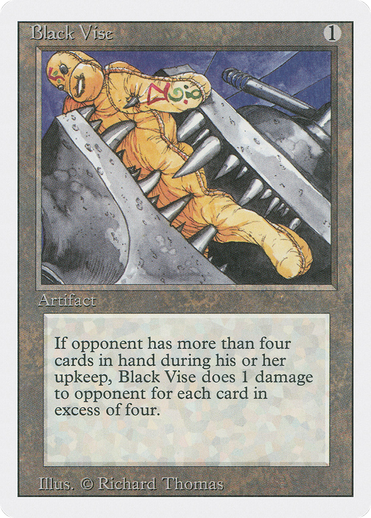 Black Vise (3ED-236) - Revised Edition - Premium MTG Single from Wizards of the Coast - Just $0.29! Shop now at Game Crave Tournament Store