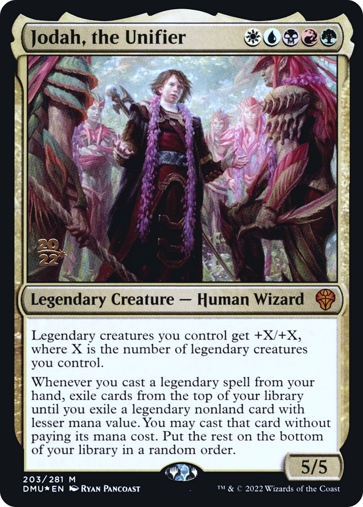 Jodah, the Unifier (PDMU-203S) - Dominaria United Promos Foil - Premium MTG Single from Wizards of the Coast - Just $2.16! Shop now at Game Crave Tournament Store