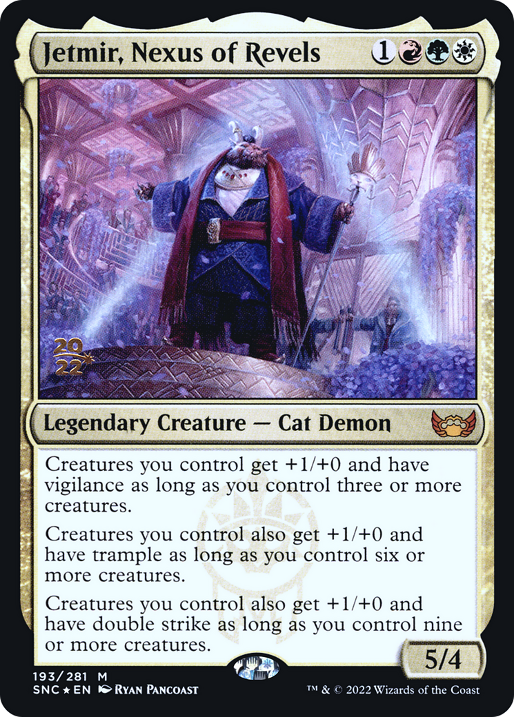 Jetmir, Nexus of Revels (PSNC-193S) - Streets of New Capenna Promos Foil - Premium MTG Single from Wizards of the Coast - Just $2.48! Shop now at Game Crave Tournament Store