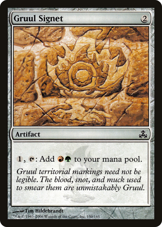 Gruul Signet (GPT-150) - Guildpact - Premium MTG Single from Wizards of the Coast - Just $0.08! Shop now at Game Crave Tournament Store