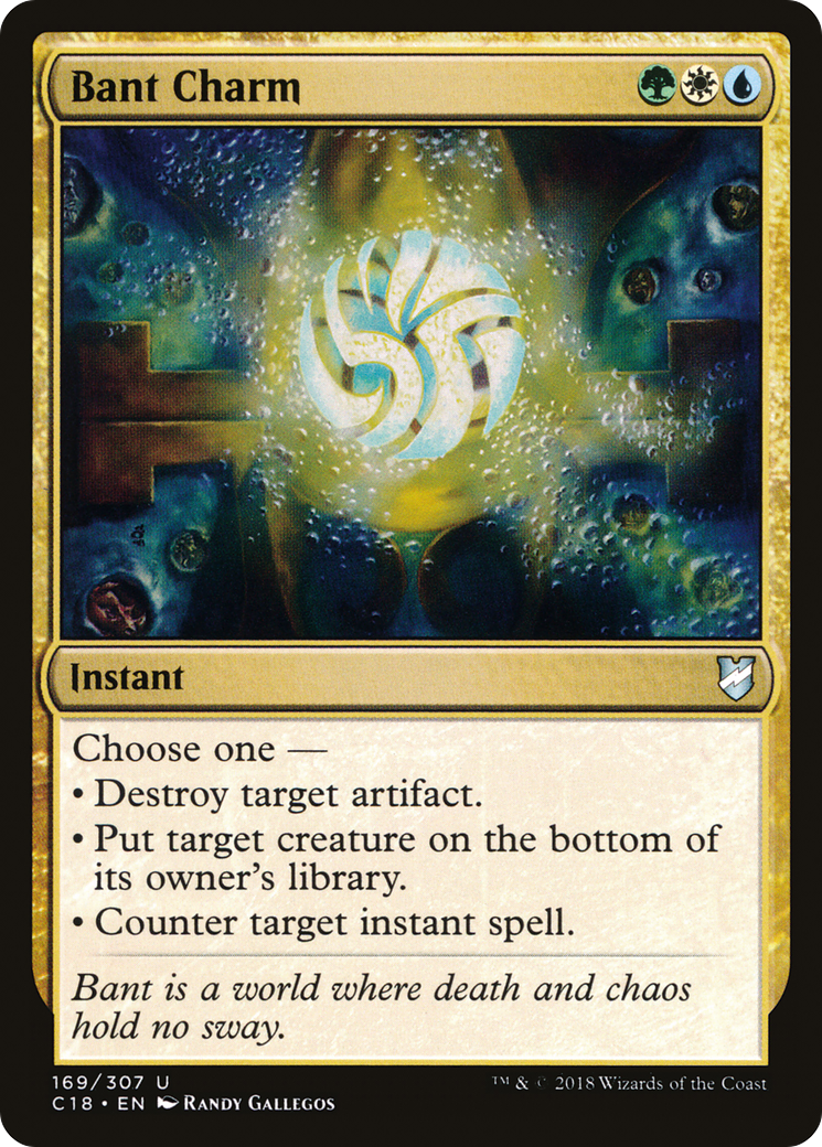 Bant Charm (C18-169) - Commander 2018 - Premium MTG Single from Wizards of the Coast - Just $0.08! Shop now at Game Crave Tournament Store