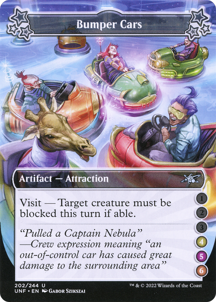 Bumper Cars (UNF-202F) - Unfinity - Premium MTG Single from Wizards of the Coast - Just $0.25! Shop now at Game Crave Tournament Store