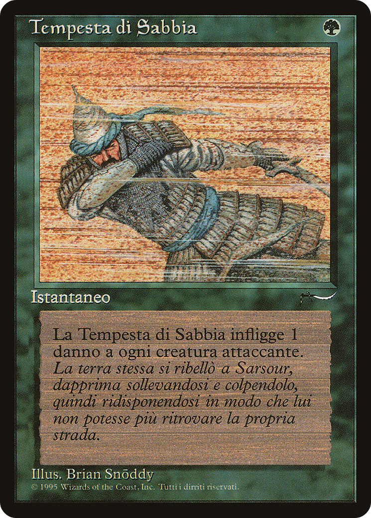 Sandstorm (RIN-137) - Rinascimento - Premium MTG Single from Wizards of the Coast - Just $0! Shop now at Game Crave Tournament Store