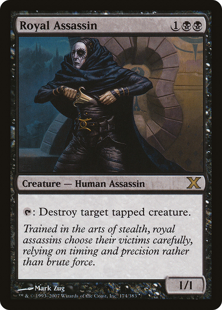 Royal Assassin (10E-174) - Tenth Edition - Premium MTG Single from Wizards of the Coast - Just $0.30! Shop now at Game Crave Tournament Store