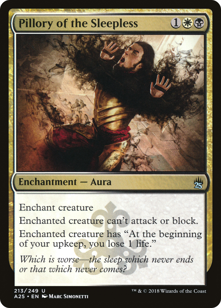 Pillory of the Sleepless (A25-213) - Masters 25 - Premium MTG Single from Wizards of the Coast - Just $0.25! Shop now at Game Crave Tournament Store