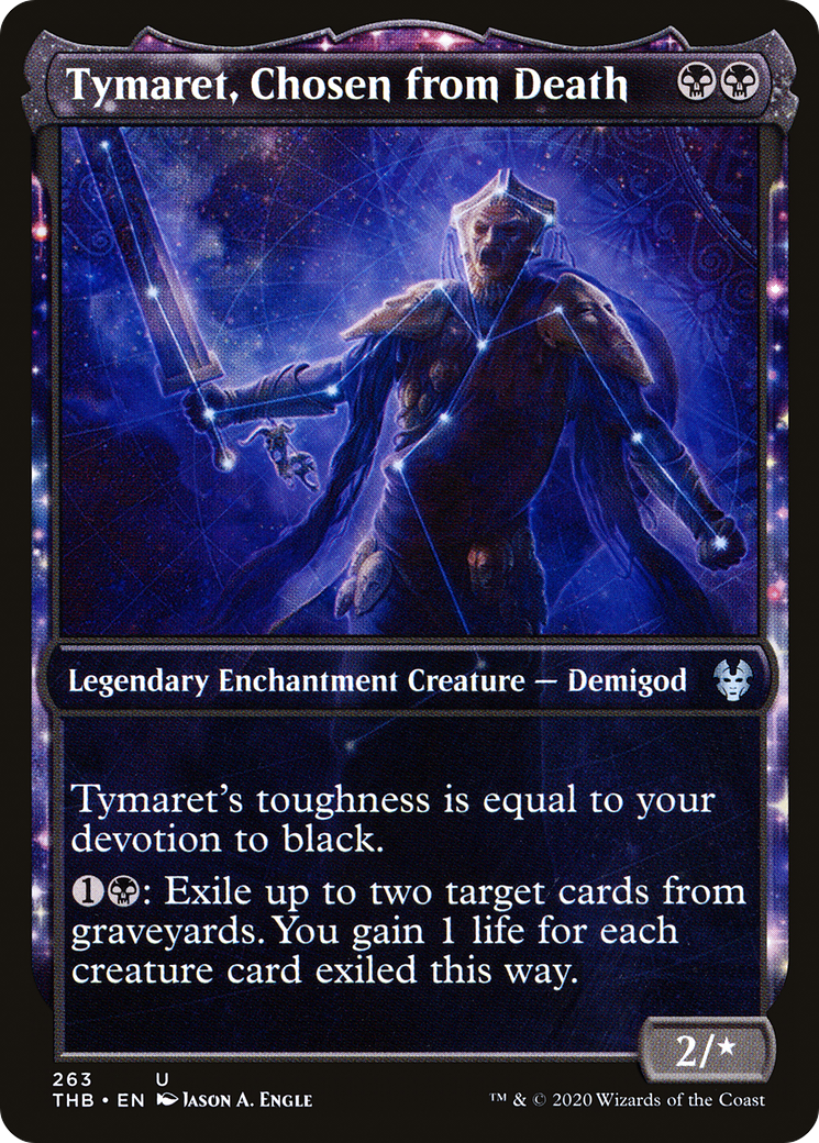 Tymaret, Chosen from Death (THB-263) - Theros Beyond Death: (nyxtouched, Showcase) - Premium MTG Single from Wizards of the Coast - Just $0.25! Shop now at Game Crave Tournament Store