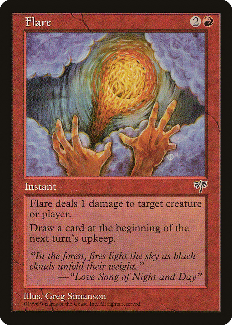 Flare (MIR-176) - Mirage - Premium MTG Single from Wizards of the Coast - Just $0.25! Shop now at Game Crave Tournament Store