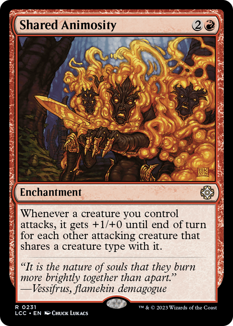 Shared Animosity (LCC-231) - The Lost Caverns of Ixalan Commander - Premium MTG Single from Wizards of the Coast - Just $0.19! Shop now at Game Crave Tournament Store