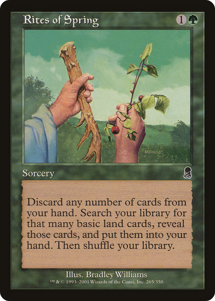Rites of Spring (ODY-265) - Odyssey - Premium MTG Single from Wizards of the Coast - Just $0.08! Shop now at Game Crave Tournament Store
