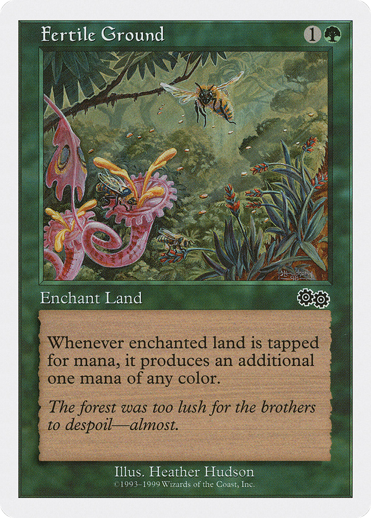 Fertile Ground (BRB-026) - Battle Royale Box Set - Premium MTG Single from Wizards of the Coast - Just $0.25! Shop now at Game Crave Tournament Store