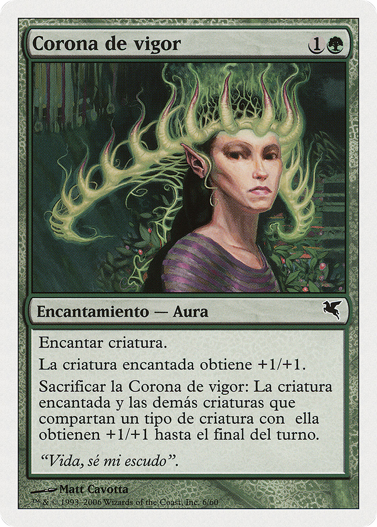Crown of Vigor (PSAL-0D6) - Salvat 2005 - Premium MTG Single from Wizards of the Coast - Just $0! Shop now at Game Crave Tournament Store