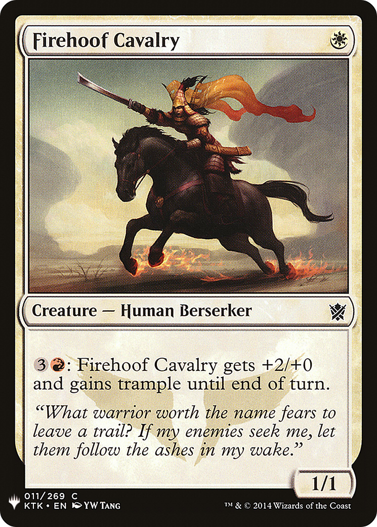 Firehoof Cavalry (MB1-112) - Mystery Booster - Premium MTG Single from Wizards of the Coast - Just $0.08! Shop now at Game Crave Tournament Store