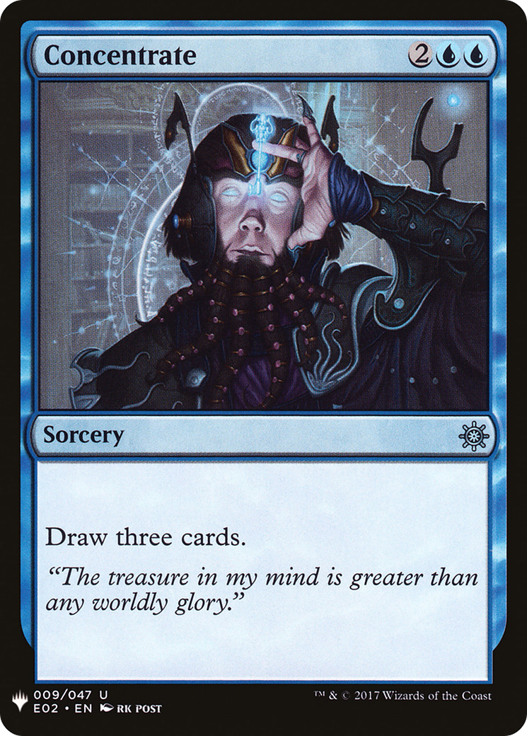 Concentrate (MB1-327) - Mystery Booster - Premium MTG Single from Wizards of the Coast - Just $0.08! Shop now at Game Crave Tournament Store