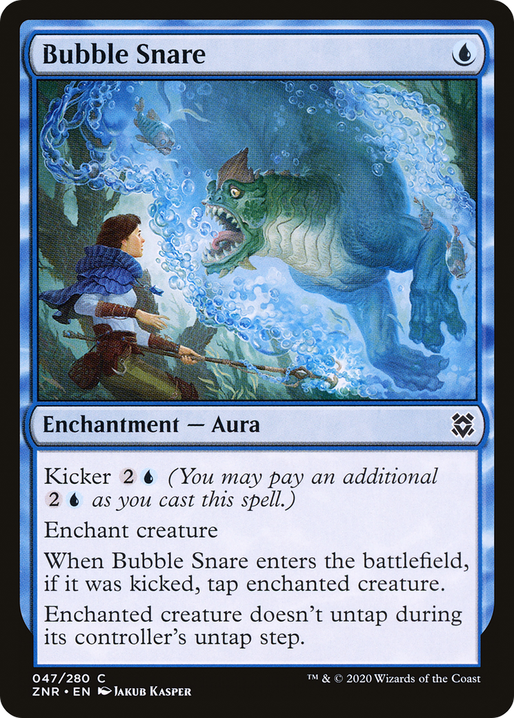 Bubble Snare (ZNR-047) - Zendikar Rising Foil - Premium MTG Single from Wizards of the Coast - Just $0.08! Shop now at Game Crave Tournament Store