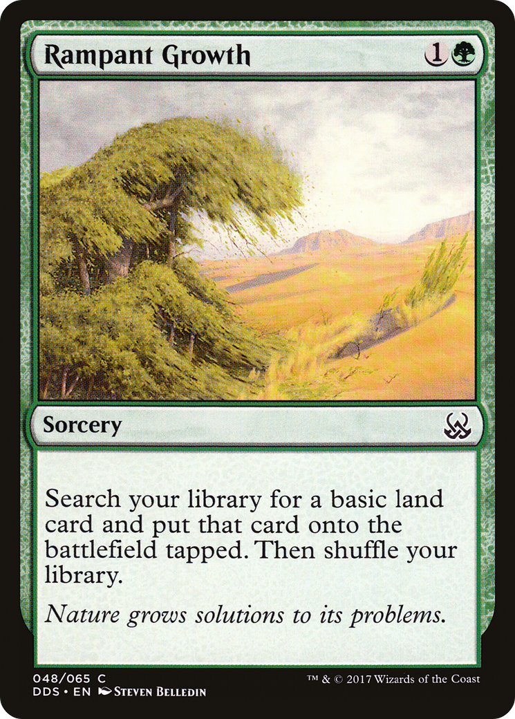 Rampant Growth (DDS-048) - Duel Decks: Mind vs. Might - Premium MTG Single from Wizards of the Coast - Just $0.09! Shop now at Game Crave Tournament Store