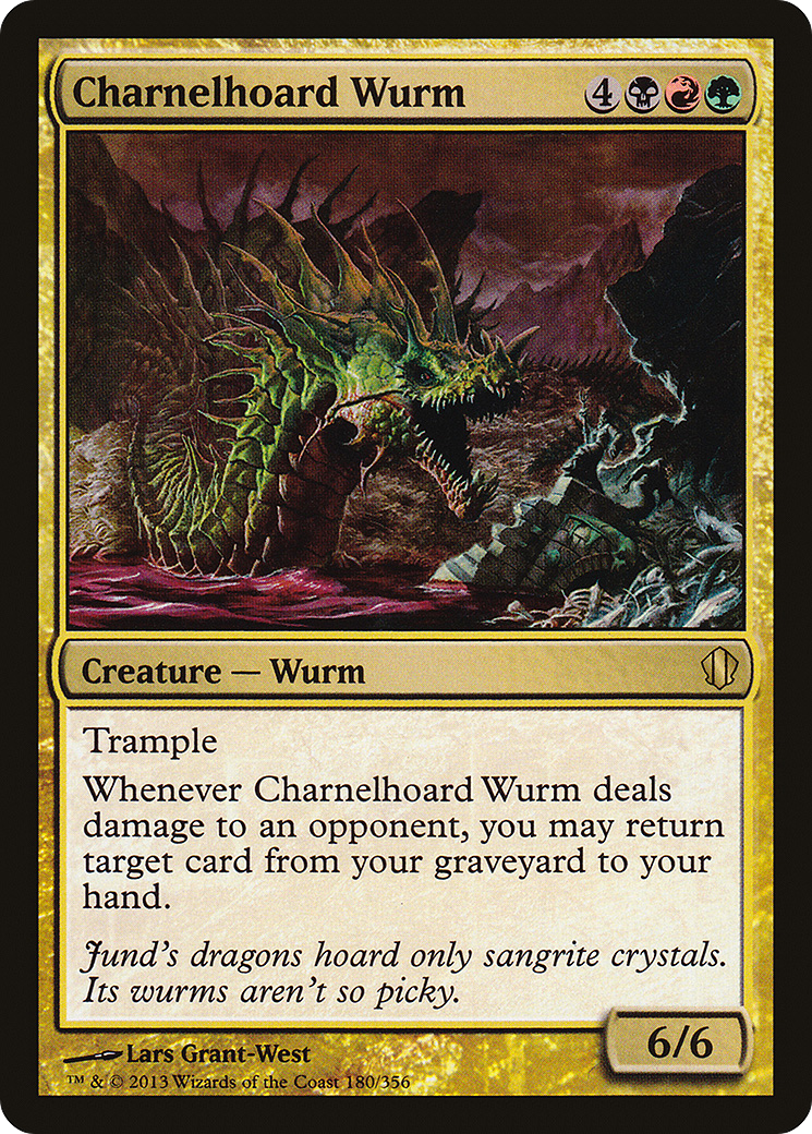 Charnelhoard Wurm (C13-180) - Commander 2013 - Premium MTG Single from Wizards of the Coast - Just $0.08! Shop now at Game Crave Tournament Store