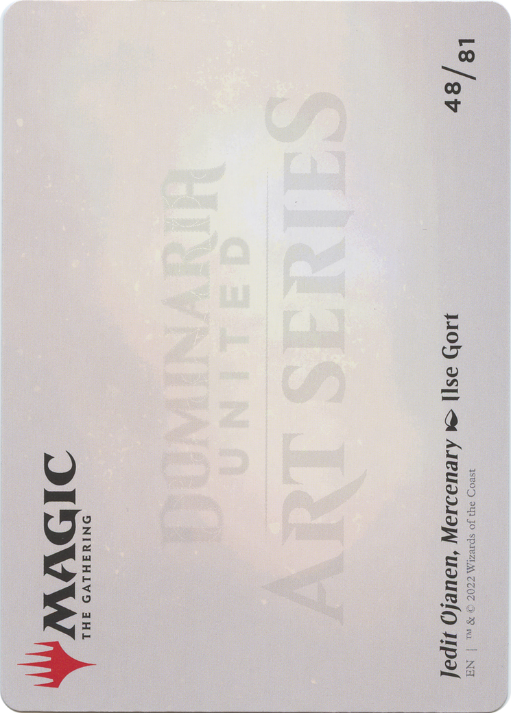 Jedit Ojanen, Mercenary // Jedit Ojanen, Mercenary (ADMU-048) - Dominaria United Art Series (Borderless) Foil - Premium MTG Single from Wizards of the Coast - Just $0! Shop now at Game Crave Tournament Store