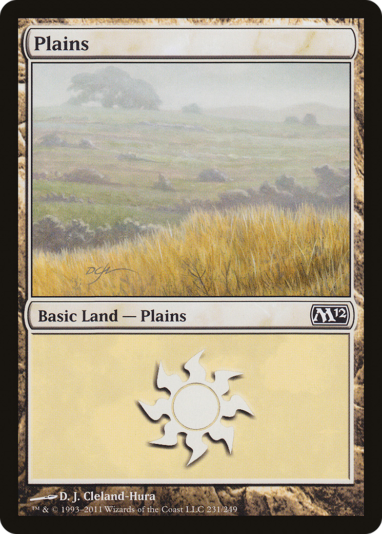 Plains (M12-231) - Magic 2012 Foil - Premium MTG Single from Wizards of the Coast - Just $0.13! Shop now at Game Crave Tournament Store