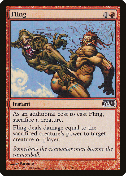Fling (M11-139) - Magic 2011 - Premium MTG Single from Wizards of the Coast - Just $0.13! Shop now at Game Crave Tournament Store