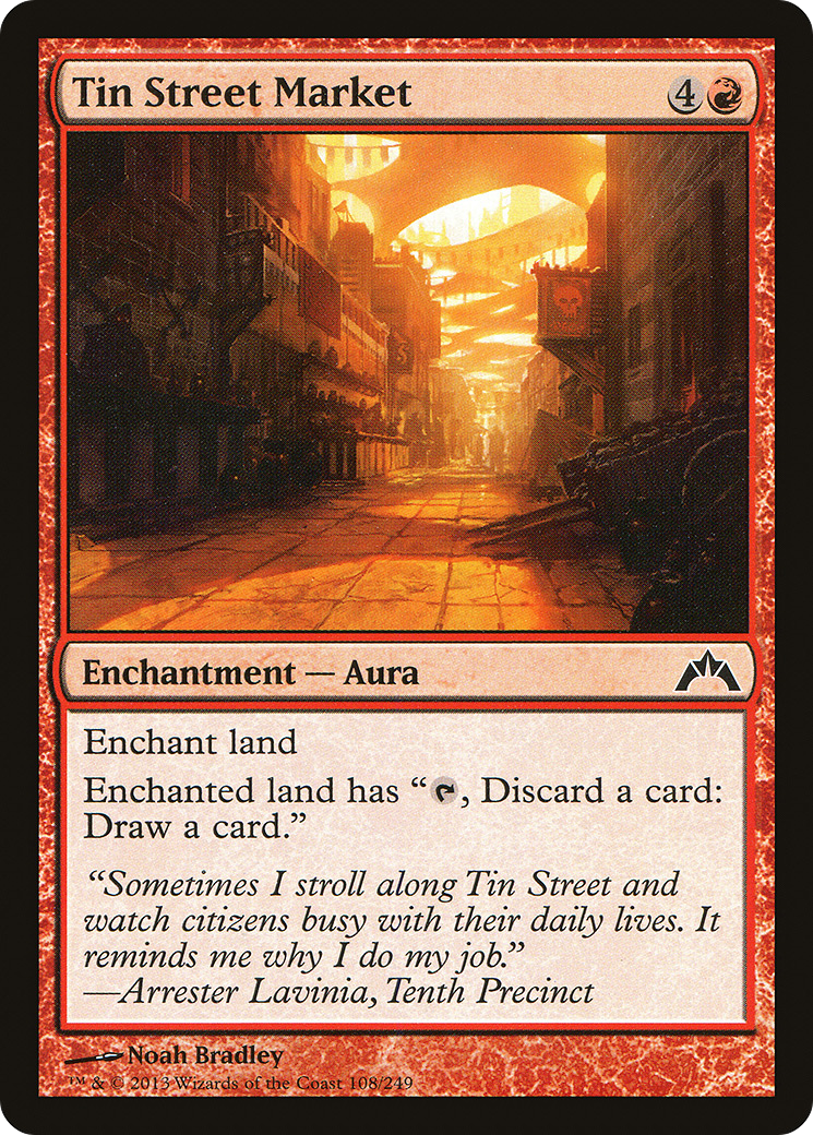 Tin Street Market (GTC-108) - Gatecrash - Premium MTG Single from Wizards of the Coast - Just $0.08! Shop now at Game Crave Tournament Store
