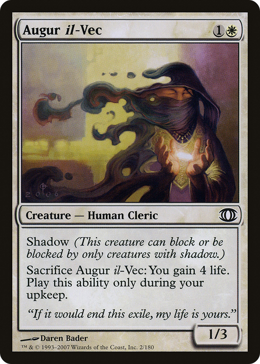 Augur il-Vec (FUT-002) - Future Sight - Premium MTG Single from Wizards of the Coast - Just $0.25! Shop now at Game Crave Tournament Store