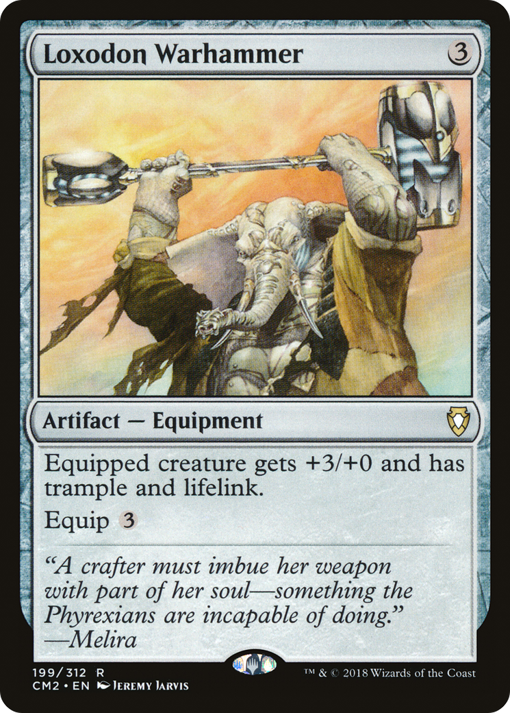 Loxodon Warhammer (CM2-199) - Commander Anthology Volume II - Premium MTG Single from Wizards of the Coast - Just $0.56! Shop now at Game Crave Tournament Store