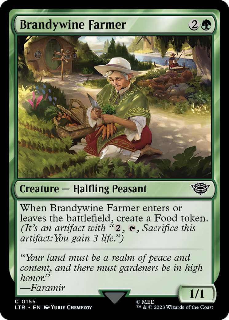 Brandywine Farmer (LTR-155) - The Lord of the Rings: Tales of Middle-earth - Premium MTG Single from Wizards of the Coast - Just $0.08! Shop now at Game Crave Tournament Store