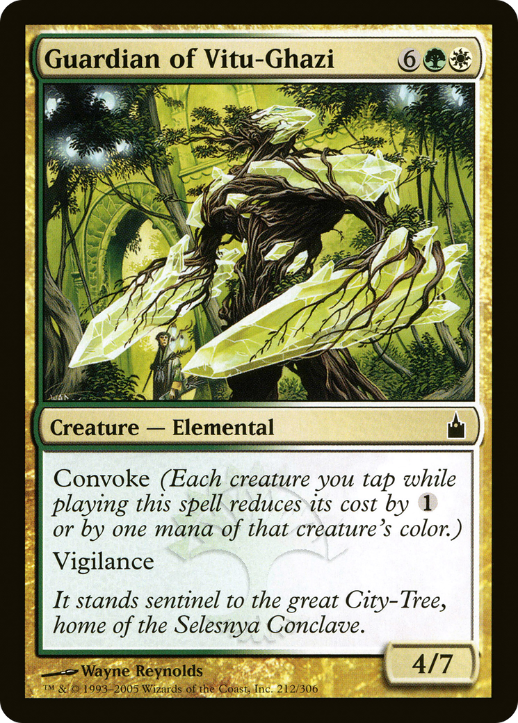 Guardian of Vitu-Ghazi (RAV-212) - Ravnica: City of Guilds - Premium MTG Single from Wizards of the Coast - Just $0.25! Shop now at Game Crave Tournament Store