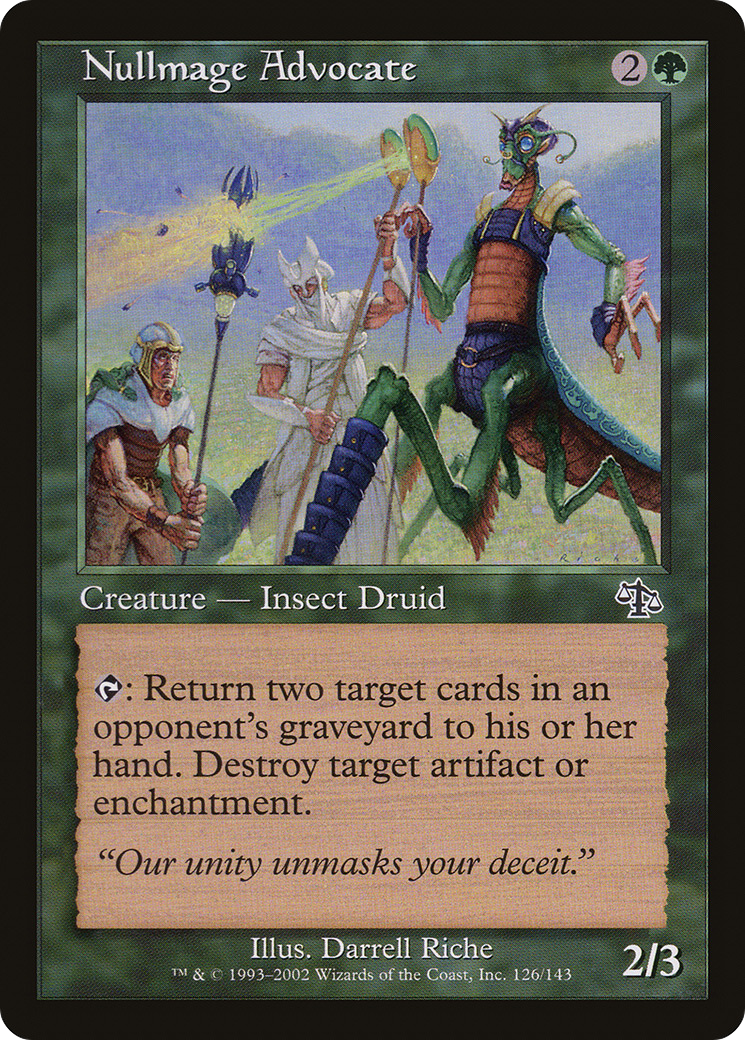 Nullmage Advocate (JUD-126) - Judgment - Premium MTG Single from Wizards of the Coast - Just $0.25! Shop now at Game Crave Tournament Store