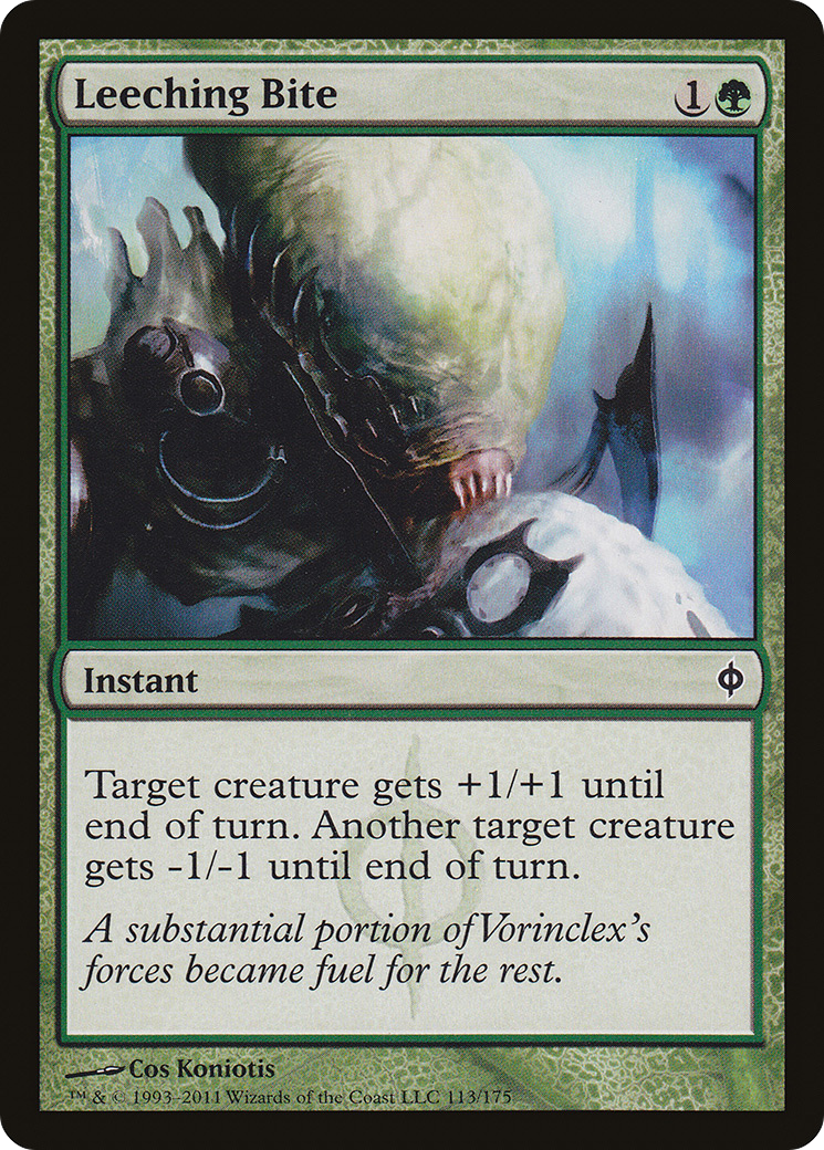 Leeching Bite (NPH-113) - New Phyrexia Foil - Premium MTG Single from Wizards of the Coast - Just $0.08! Shop now at Game Crave Tournament Store