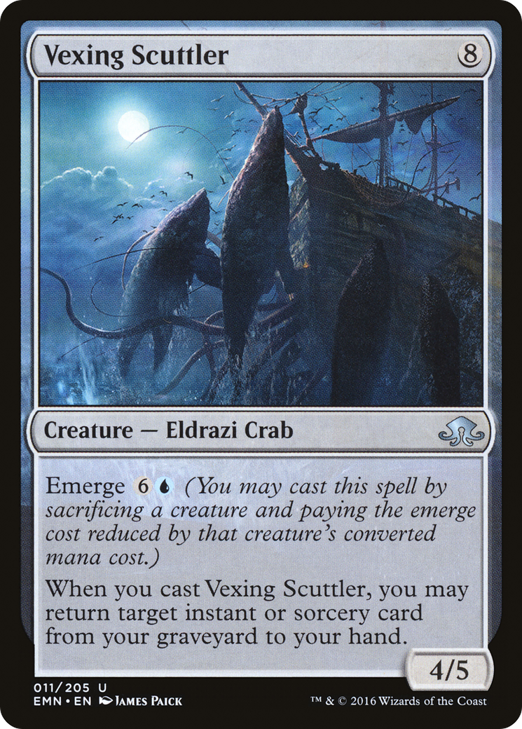 Vexing Scuttler (EMN-011) - Eldritch Moon Foil - Premium MTG Single from Wizards of the Coast - Just $0.16! Shop now at Game Crave Tournament Store