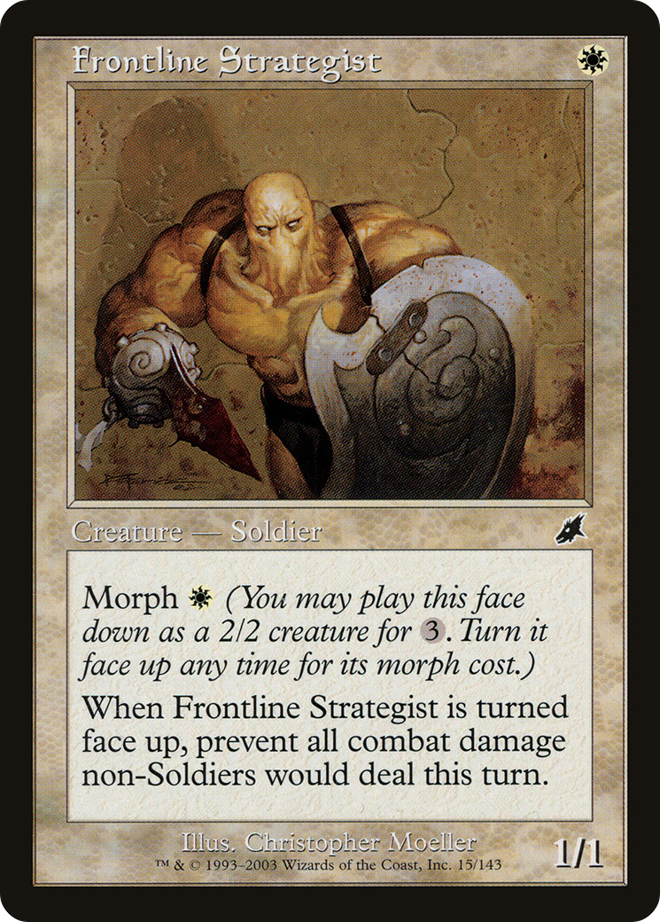 Frontline Strategist (SCG-015) - Scourge Foil - Premium MTG Single from Wizards of the Coast - Just $0.17! Shop now at Game Crave Tournament Store