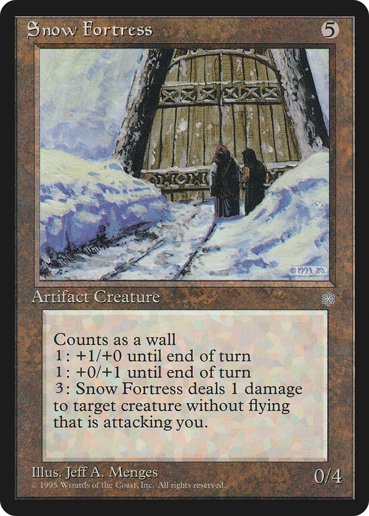 Snow Fortress (ICE-337) - Ice Age - Premium MTG Single from Wizards of the Coast - Just $0.42! Shop now at Game Crave Tournament Store