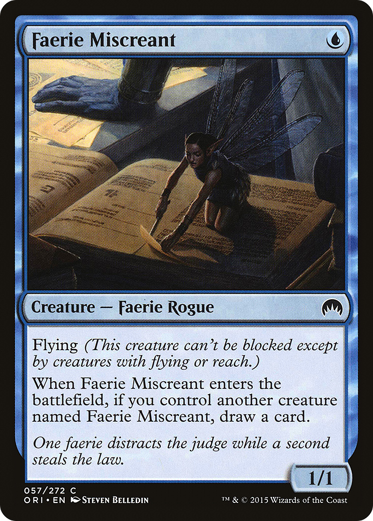 Faerie Miscreant (ORI-057) - Magic Origins - Premium MTG Single from Wizards of the Coast - Just $0.08! Shop now at Game Crave Tournament Store