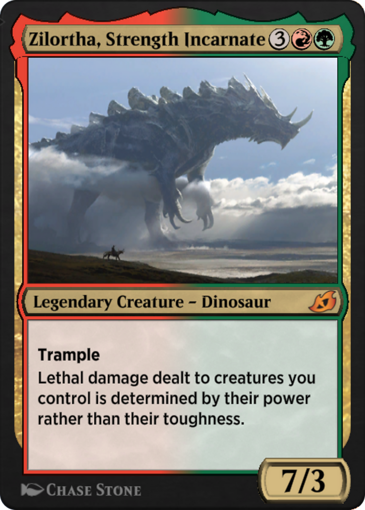 Zilortha, Strength Incarnate (IKO-275A) - Ikoria: Lair of Behemoths - Premium MTG Single from Wizards of the Coast - Just $0! Shop now at Game Crave Tournament Store