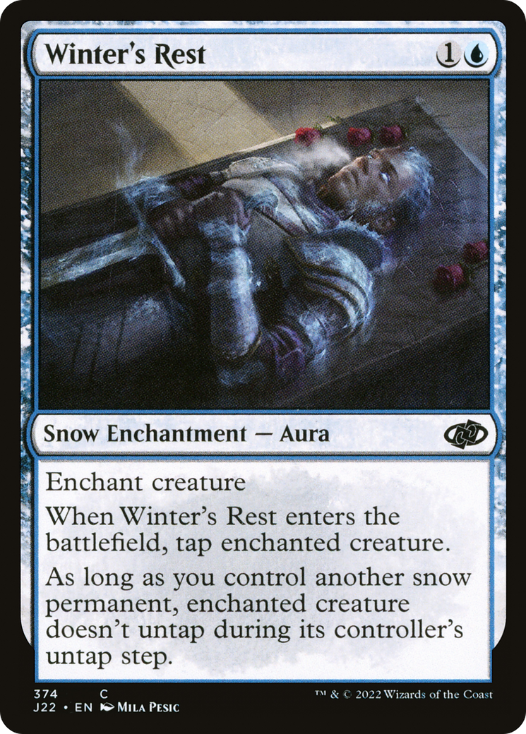Winter's Rest (J22-374) - Jumpstart 2022: (snow) - Premium MTG Single from Wizards of the Coast - Just $0.25! Shop now at Game Crave Tournament Store