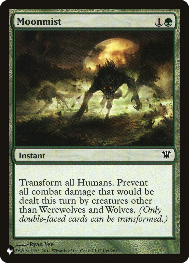 Moonmist (PLIST-182) - The List - Premium MTG Single from Wizards of the Coast - Just $0.46! Shop now at Game Crave Tournament Store