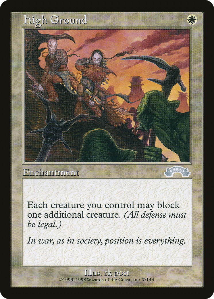 High Ground (EXO-007) - Exodus - Premium MTG Single from Wizards of the Coast - Just $0.08! Shop now at Game Crave Tournament Store