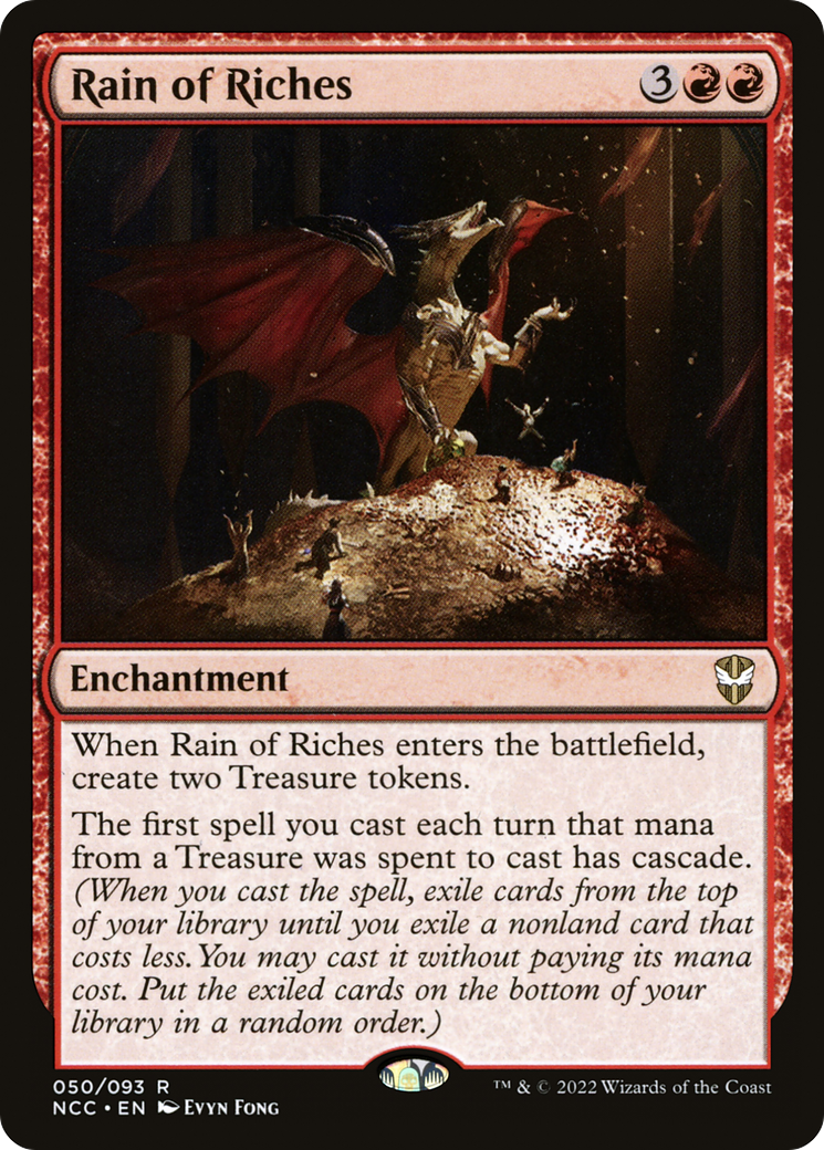Rain of Riches (NCC-050) - New Capenna Commander - Premium MTG Single from Wizards of the Coast - Just $0.30! Shop now at Game Crave Tournament Store