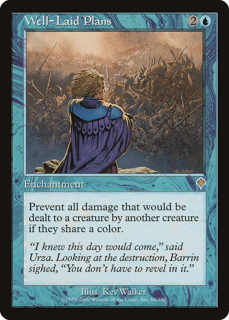 Well-Laid Plans (INV-088) - Invasion - Premium MTG Single from Wizards of the Coast - Just $0.26! Shop now at Game Crave Tournament Store