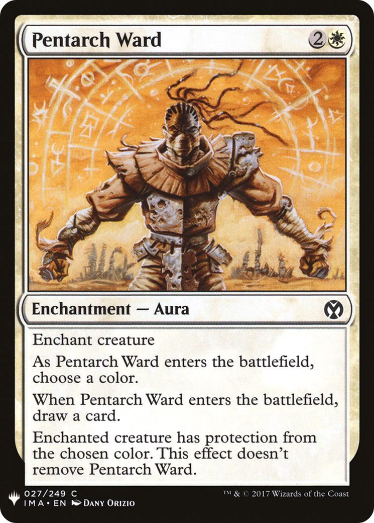 Pentarch Ward (MB1-199) - Mystery Booster - Premium MTG Single from Wizards of the Coast - Just $0.08! Shop now at Game Crave Tournament Store