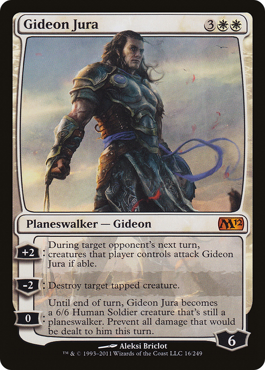 Gideon Jura (M12-016) - Magic 2012 - Premium MTG Single from Wizards of the Coast - Just $0.08! Shop now at Game Crave Tournament Store