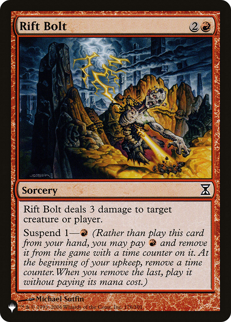 Rift Bolt (PLIST-1204) - The List - Premium MTG Single from Wizards of the Coast - Just $0.08! Shop now at Game Crave Tournament Store