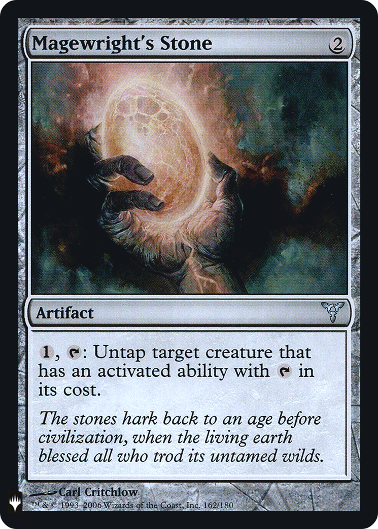 Magewright's Stone (FMB1-107) - Mystery Booster Retail Edition Foils Foil - Premium MTG Single from Wizards of the Coast - Just $6.60! Shop now at Game Crave Tournament Store